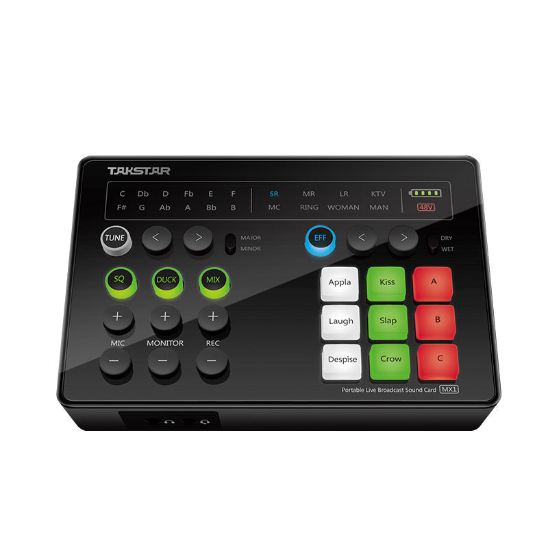 Takstar MX1 Set Live Broadcast Sound Card Set