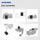Mailada S900 Pro UHF Wireless Microphone For DSLR Smartphone