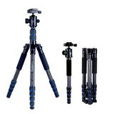Manbily CZ-302 Professional Carbon Fiber Tripod Monopod