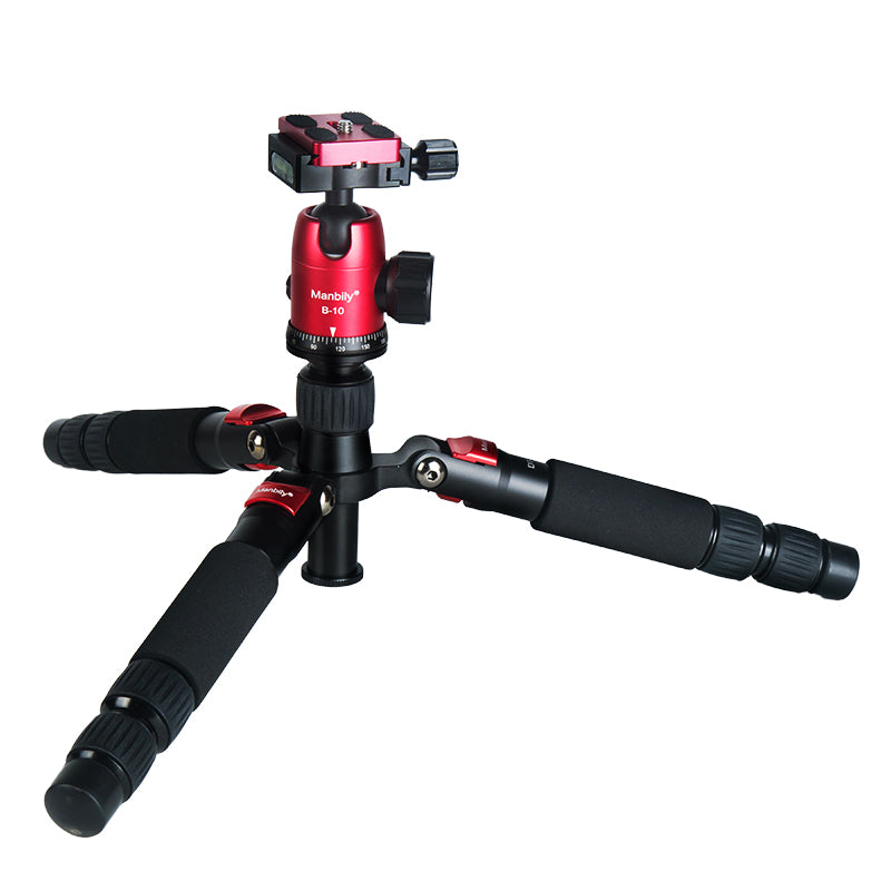 Manbily DT-02 Folded flexible lightweight Aluminum Mini Tripod