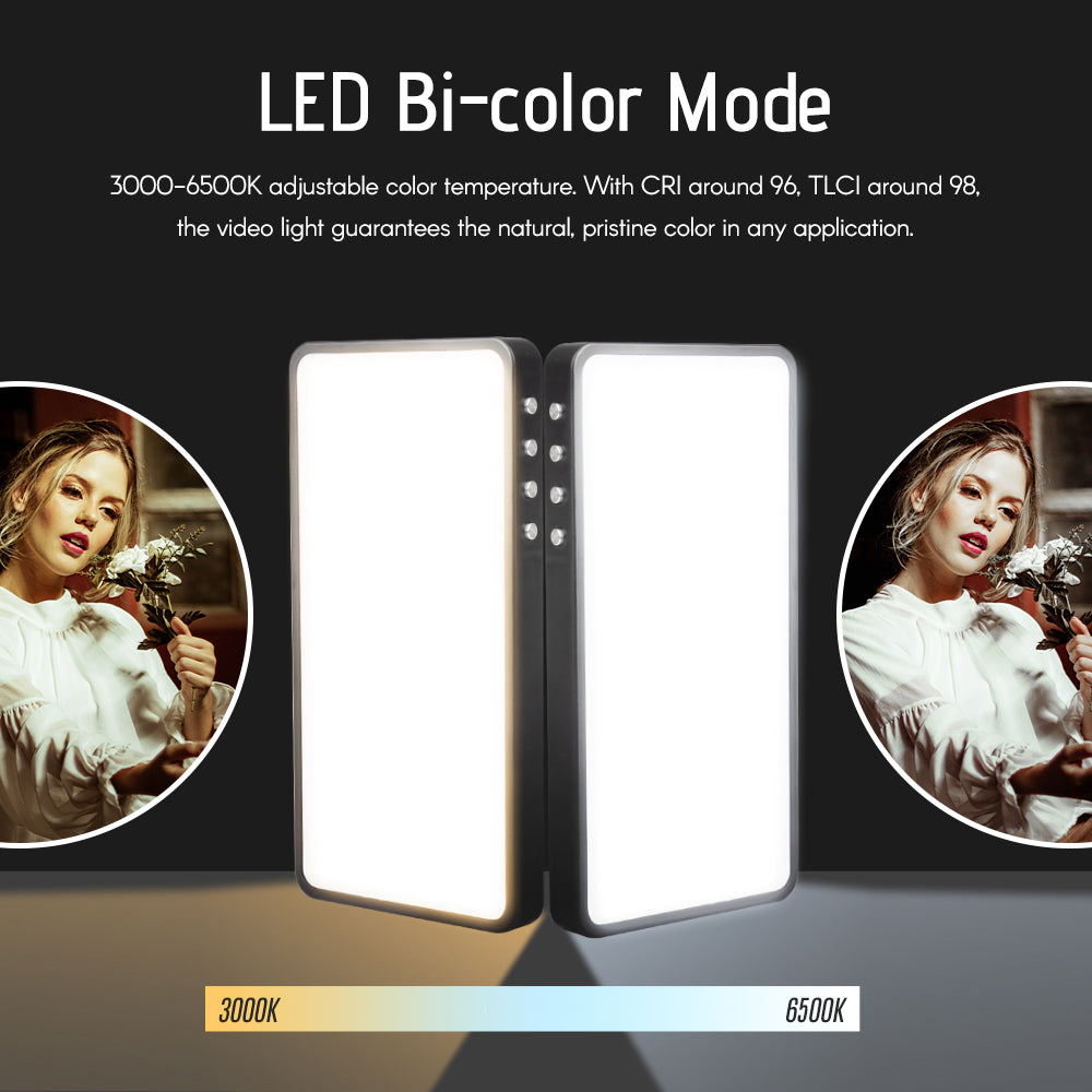 Manbily MFL-07 Draagbare Rgb Led Video Panel Light
