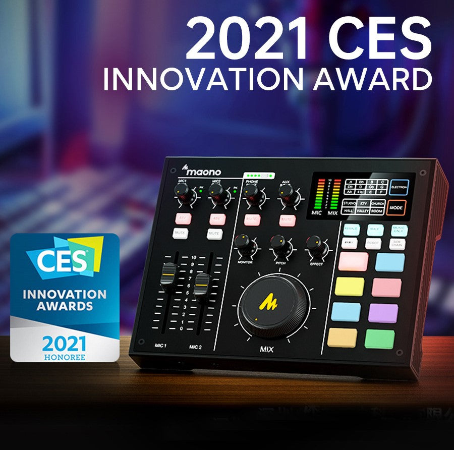 Maono AM100 Podcast Production Studio Sound Card