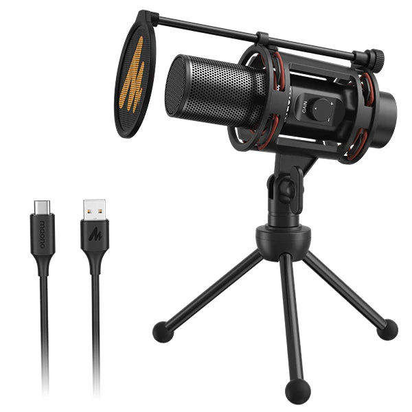 MAONO PM471 Condenser Cardioid Desktop USB Microphone For Podcasting Streaming YouTube