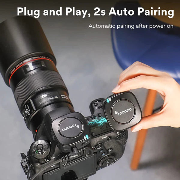 MAONO WM820 A2 Compact Wireless Microphone System