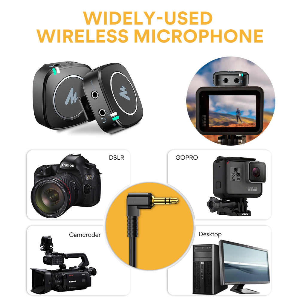 MAONO WM820 A1 Compact Wireless Microphone System