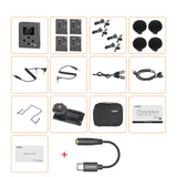 Comica BoomX-U QUA 4-group Multi-functional Mini UHF Wireless Microphone