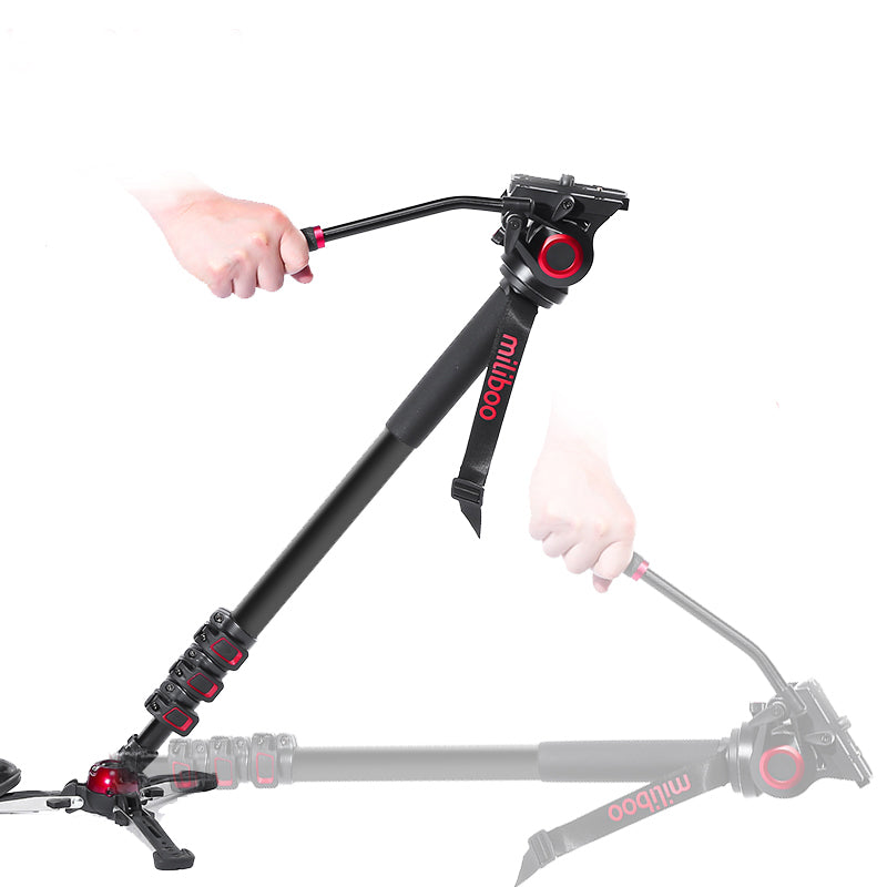 Miliboo MTT705Ⅱ Camera Video Monopod with Fluid Drag Head