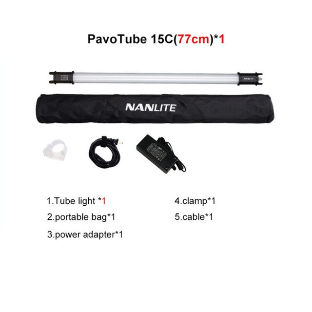 NANLITE Pavotube 15C/30C LED Tube Light RGB Color Light