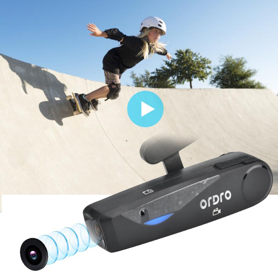 ORDRO EP5 Mini Camcorder HD 1080P/30fps Head-mounted Wearable Camera