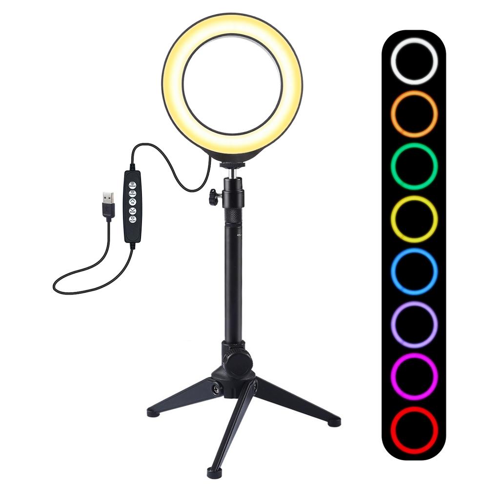 Puluz PKT3049B 4.7 Inch 10 Modes Led Ring Vlogging Kit