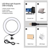 Puluz PKT3049B 4.7 Inch 10 Modes Led Ring Vlogging Kit