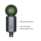 7RYMS AU02-K1 RGB Cardioid Condenser USB Microphone Kit
