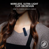 Razer Seiren BT Bluetooth Wireless collar clip Microphone for Mobile Streaming