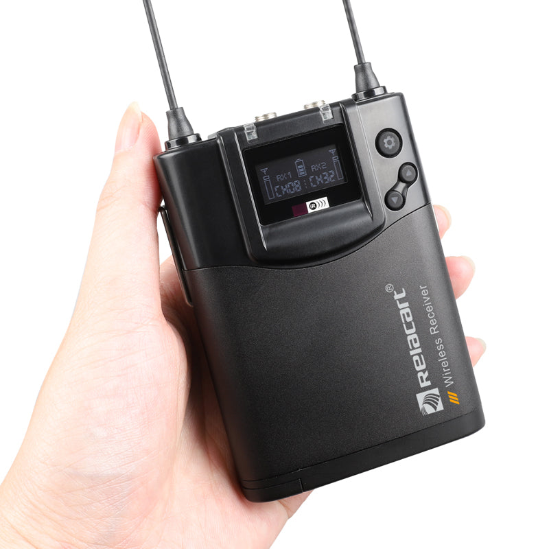 Relacart CR1 CR2 UHF Wireless Microphone