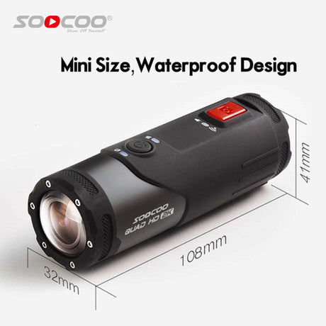 SOOCOO S20WS Cycling Sport Camera 1080P WIFI Waterproof 15M