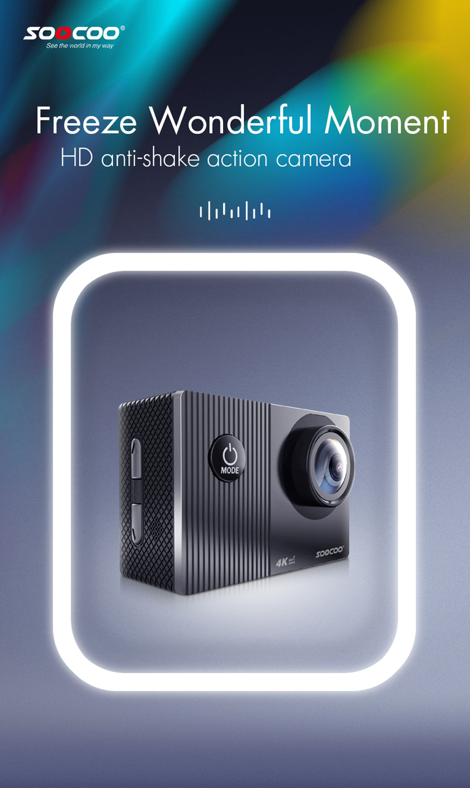 SOOCOO F91R Action Camera Ultra HD 4K 60fps WIFI Touch Screen Go Underwater Waterproof Bike Helmet Video Sport Cam