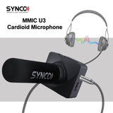 SYNCO MMIC U3 Cardioid Microphone for Smartphone Camera