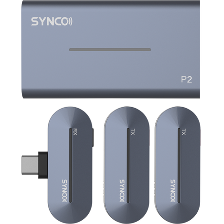 SYNCO Wireless Microphone P1L,P1T,P2L,P2T For Smartphone