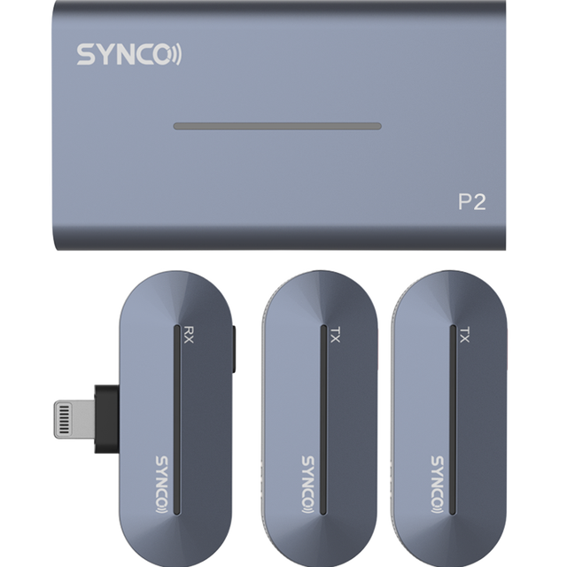 SYNCO Wireless Microphone P1L,P1T,P2L,P2T For Smartphone