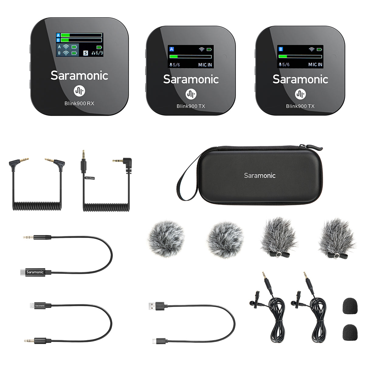 Saramonic Blink900 B2 2.4GHz Professional Wireless Lavalier Lapel Microphone