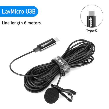 Saramonic LavMicro U3A/U3B/U3C series clip-on omnidirectional microphone
