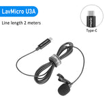 Saramonic LavMicro U3A/U3B/U3C series clip-on omnidirectional microphone