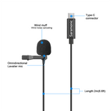 Saramonic LavMicro U3-OA Omnidirectional Lavalier Microphone with Type-C