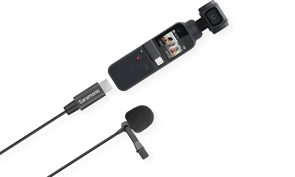 Saramonic LavMicro U3-OP omnidirectional Lavalier Microphone with Type-C Connector for DJI OSMO™ Pocket