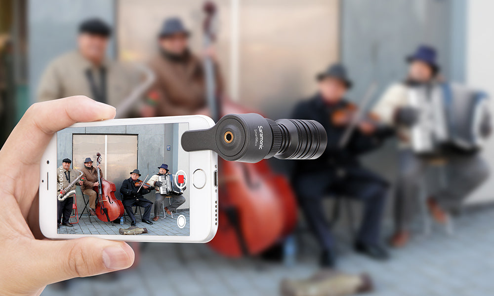 Saramonic SmartMic+ Directional Microphone  for smartphone,tablets with 3,5mm TRRS headphone connector