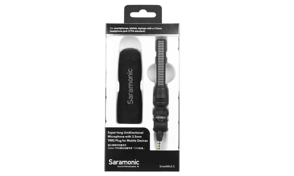 Saramonic SmartMic 5S Super-long Unidirectional Microphone For 3.5mm TRRS devices