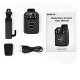BOBLOV KJ21 Mini 1296P HD Video Recorder Police Body Camera
