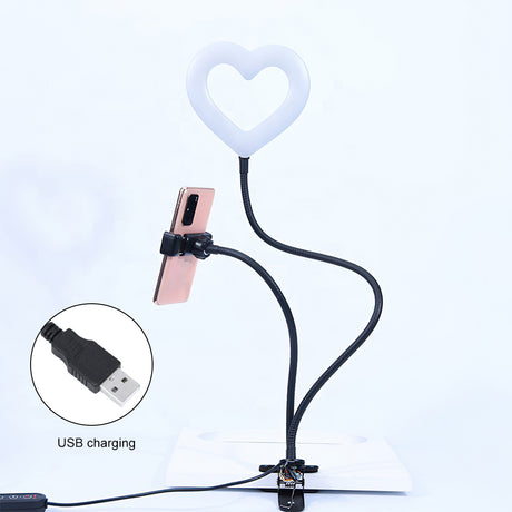 TRAVOR Ring Light Heart Shaped Ring Light
