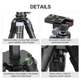 Ulanzi MT-60 Carbon Fiber Portable Travel Tripod