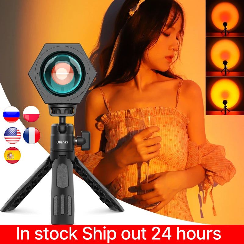 Ulanzi S1 Lite Sunset Light Video Light For Live Streaming