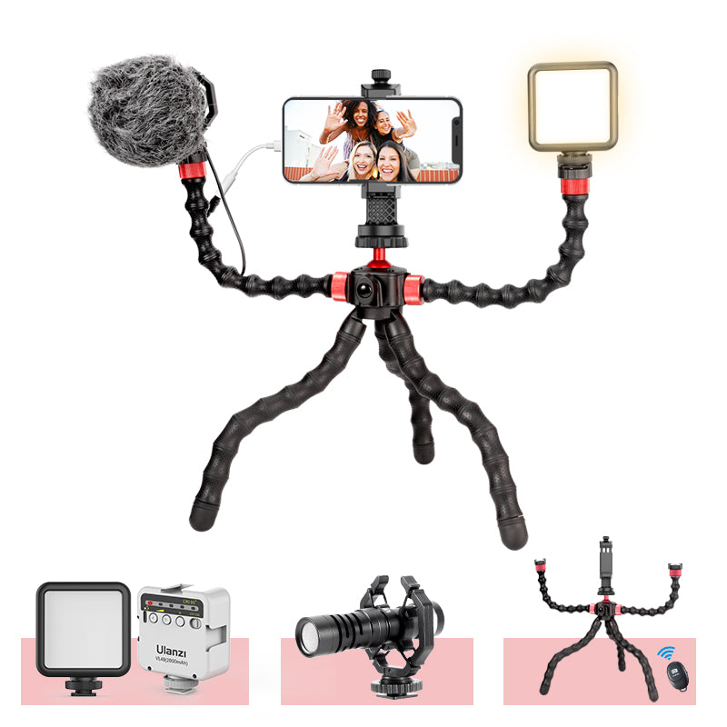 Ulanzi Flexible Smartphone Octopus Tripod Vlog Kit