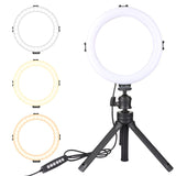 VIJIM K9 RGB Selfie Round Ring Live Stream Light Kit