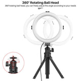 VIJIM K9 RGB Selfie Round Ring Live Stream Light Kit