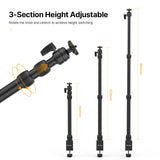 VIJIM LS10 Desk Mount Stand C-clamp Mount Flexible Arm Extend Light Stand