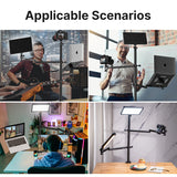 VIJIM LS22 Multifunction Desktop Setup Stand Laptop Tray Light Stand