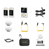 7RYMS iRay UW10 UHF Dual Wireless Lavalier Microphone For Vlogging YouTube Streaming