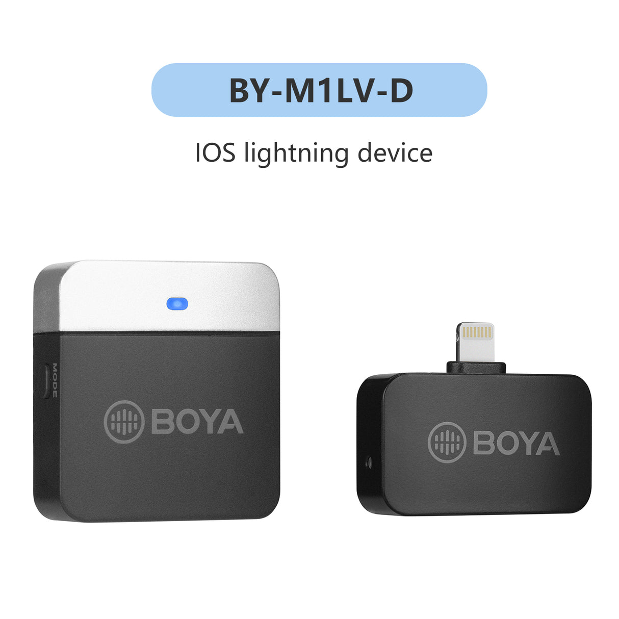 BOYA BY-M1LV 2.4GHz Wireless Microphone For Live Streaming YouTube