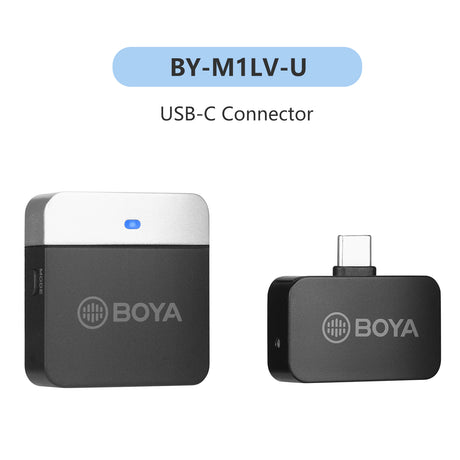 BOYA BY-M1LV 2.4GHz Wireless Microphone For Live Streaming YouTube