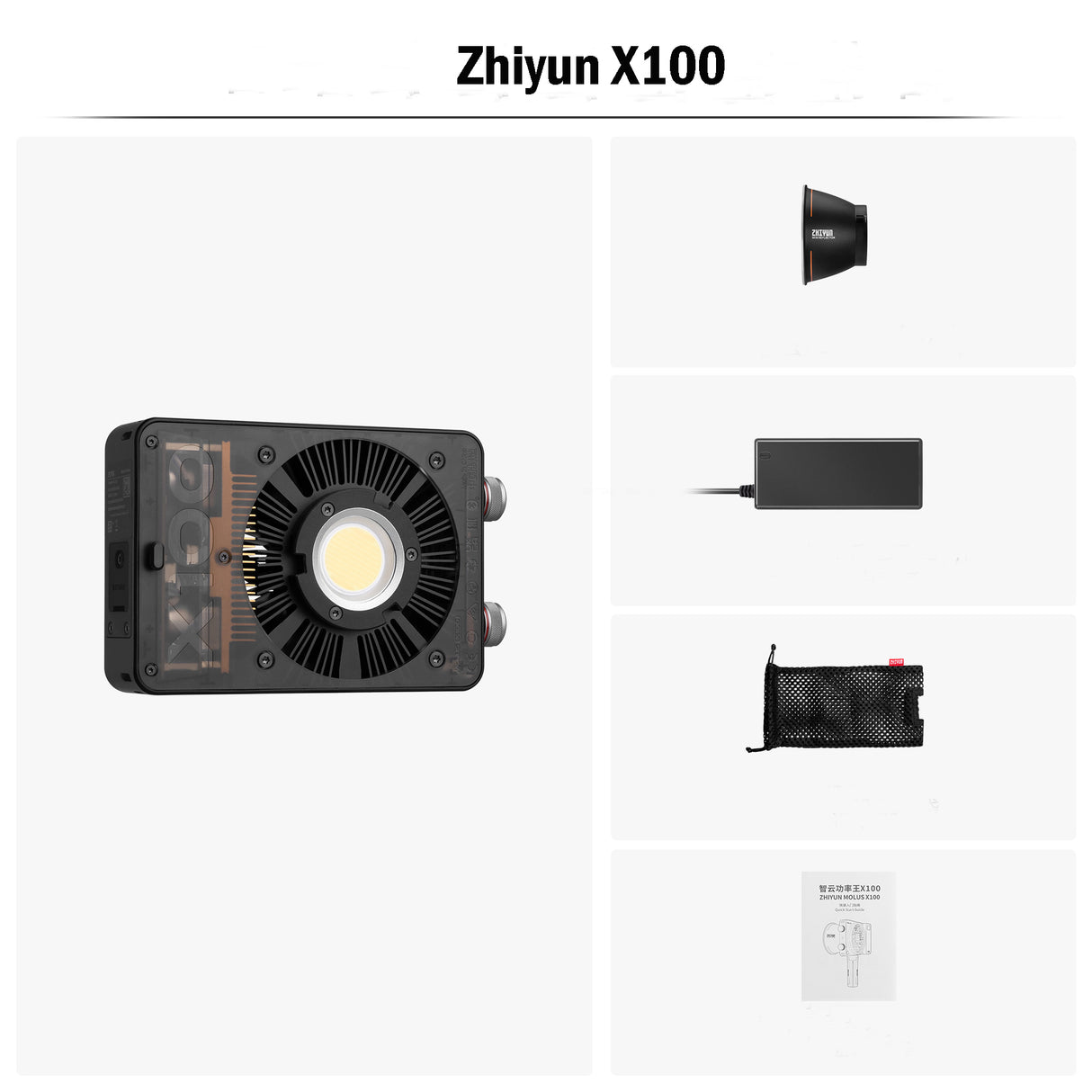 ZhiYun MOLUS X100 Powerful COB Pocket Light