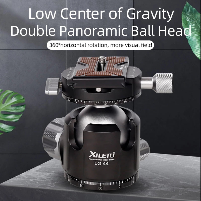 XILETU X284C+LG44 Professionelles Fotografie-Stativ aus Kohlefaser 