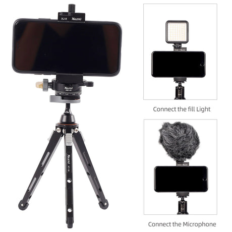 XILETU XBC20+XT18 High Bearing Desktop Bracket Tripod