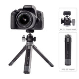 XILETU XTD30-MC22 Telescopic Tripod with 1/4 Screw Tripod Selfie Stick