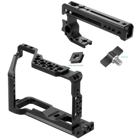 Feichao Fujifilm XT2 XT3 Top Handle Dslr Camera Cage Stabilizer Rig