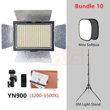 YONGNUO YN900 LED Video Light 3200-5500K Bi-color Lighting
