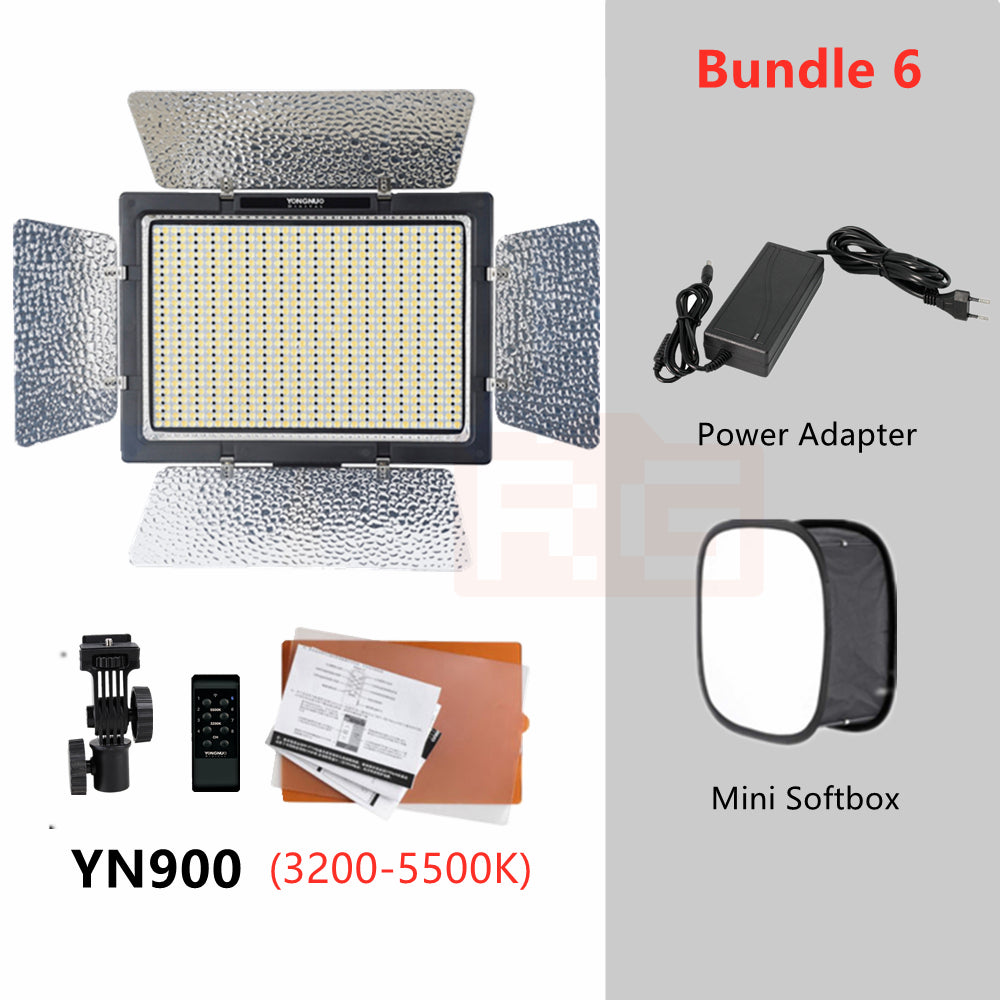 YONGNUO YN900 LED Video Light 3200-5500K Bi-color Lighting