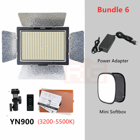 YONGNUO YN900 LED Video Light 3200-5500K Bi-color Lighting